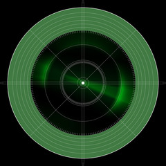 green radar location locator