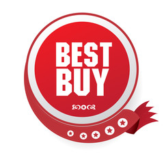 Best buy sign,vector