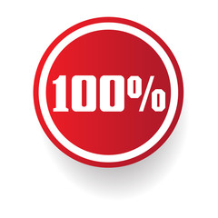 100% sign
