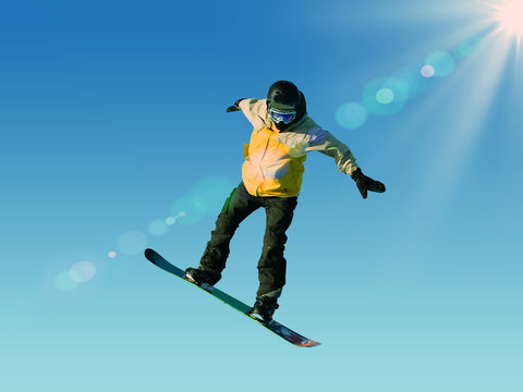 Snowboarding © Sergey Nivens