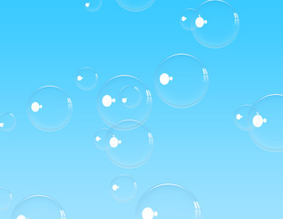 Bubbles in sky