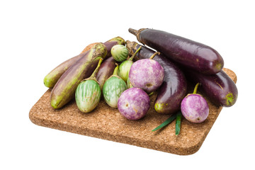 Asian egg-plant assortie
