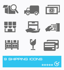 Logistic icon,vector