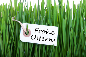 Frohe Ostern with Grass