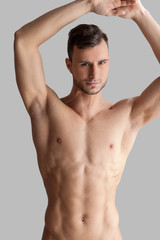 Fototapeta premium Muscular and charming.