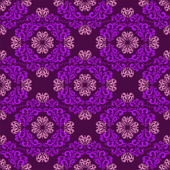Seamless violet classic Wallpaper.