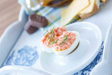 stuffed eggs