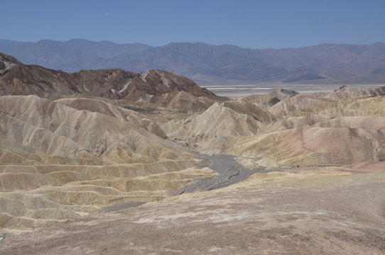 Zabriskie Point, Death Valley,California, Usa