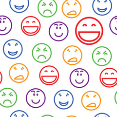 Smiles seamless texture