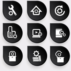 Gears icons,vector