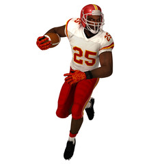 Black Football Player © codethislab