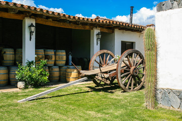 Obraz premium Car in an old winery