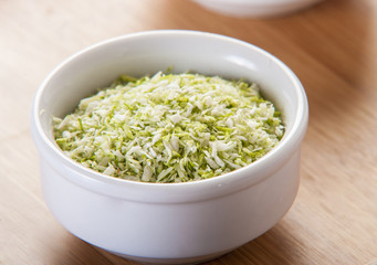 Unsweetened Coconut Flakes close up