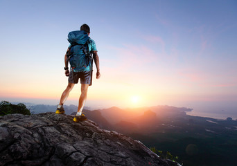 Fototapeta premium Hiker