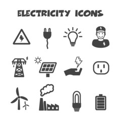 electricity icons