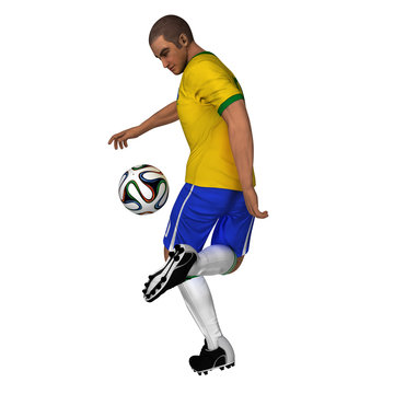 Brazil Soccer Player
