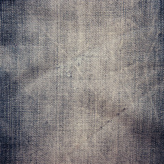 Vintage denim jeans texture.