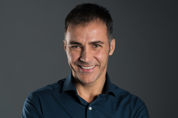 Fototapeta premium Smiling Mature Man