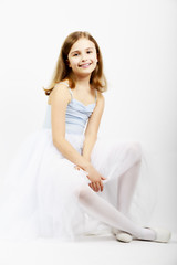 Obraz na płótnie Canvas Ballet, ballerina - young and beautiful ballet dancer