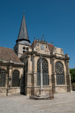 France, church of Magny en Vexin in Val d Oise