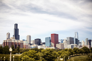 Fototapeta premium Downtown skyline Chicago
