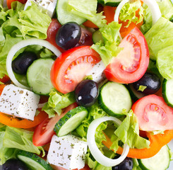 Fresh vegetable salad