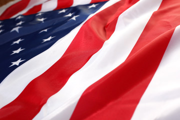 close up flag USA
