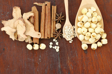 Many kind of Chinese herbal