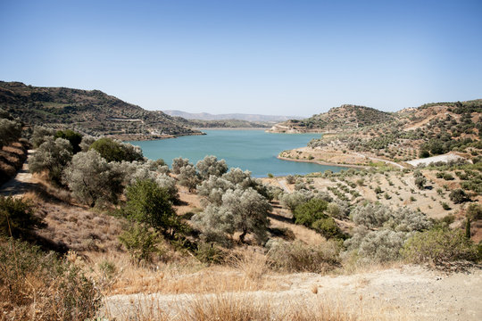 Lake in Crete