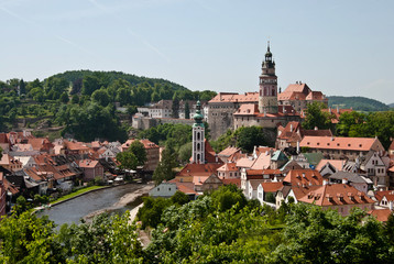Fototapeta premium cityscape of old European city