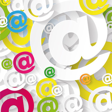 fond arobase color&eacute;