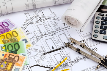 house plan with calculator