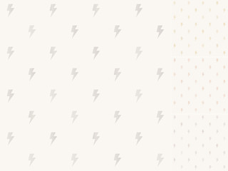 seamless thunder pattern with silver, gold, bronze gradient