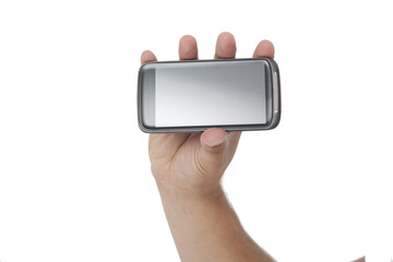 Hand holding  smart phone