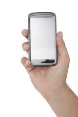 Hand holding  smart phone