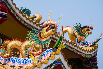 Fototapeta premium dragon statue 