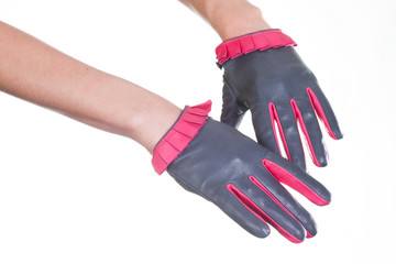 Ladies Leather Gloves