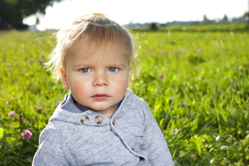 Nahaufnahme eines kleinen Jungen