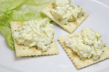 biscuits with cheese toppings