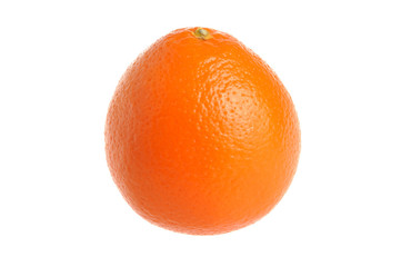 One orange isolated on white
