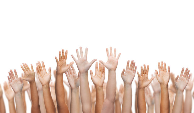 Human Hands Waving Hands