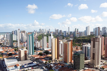 Fototapeta na wymiar Panorama von Joao Pessoa in Brasilien