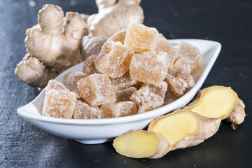 Dried Ginger with Sugar