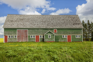 Fototapeta na wymiar Prince Edward Island Vintage Barn