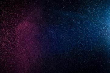 Fototapeta premium Abstract splashes of water on a black background