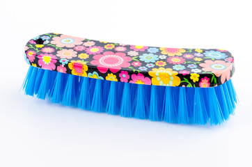 Clothes brush isolated on white background