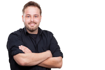 Obraz premium Młody człowiek się śmieje