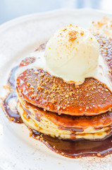 Icecream pancake
