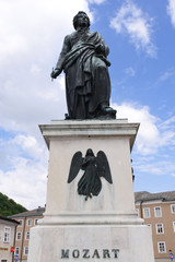 Österreich - Salzburg, Mozart Statue