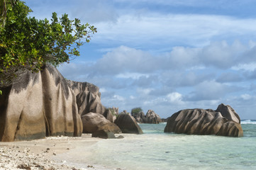 Granite boulders of La Digue